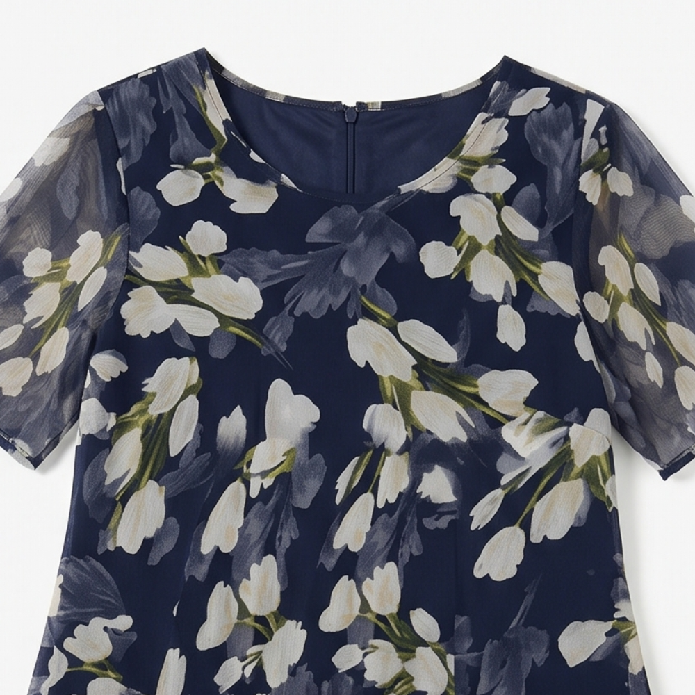 Bellavine | Coastal Bloom A Line Dress