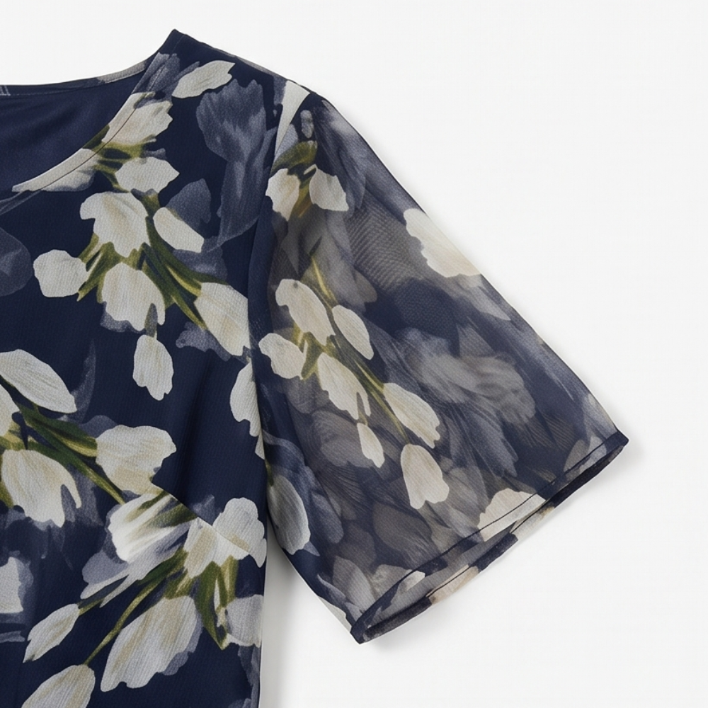 Bellavine | Coastal Bloom A Line Dress