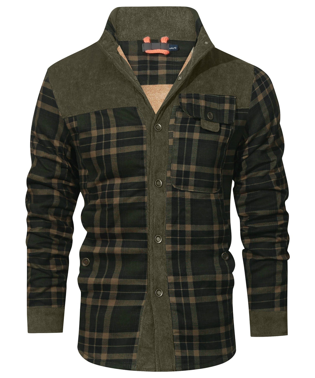 Lowen | Vintage Plaid Stand Collar Jacket