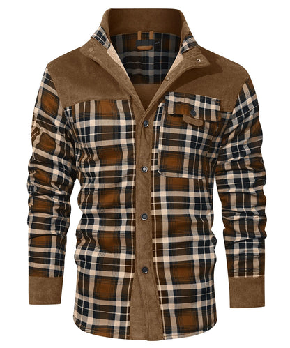 Dominic | Classic Plaid Button Up Jacket