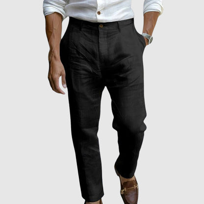 Crosby | Tailored Linen Blend Trousers