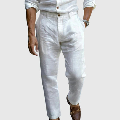 Crosby | Tailored Linen Blend Trousers