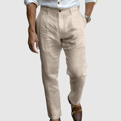 Crosby | Tailored Linen Blend Trousers