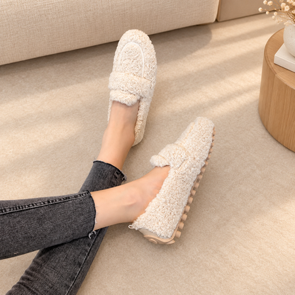 Yavella | Cozy Textured Slip On Slippers