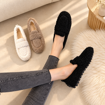 Yavella | Cozy Textured Slip On Slippers