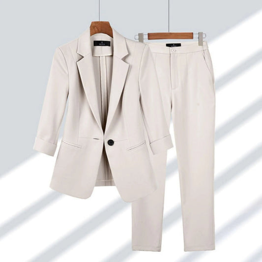 Susannah | Elegant Notch Lapel Trouser Set