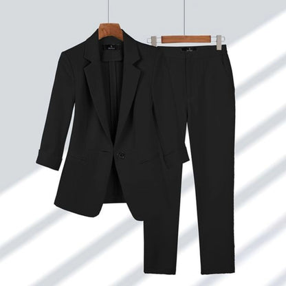 Susannah | Elegant Notch Lapel Trouser Set