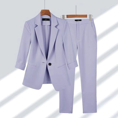 Susannah | Elegant Notch Lapel Trouser Set