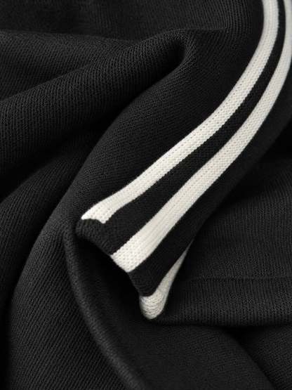 Nadira | Sporty Stripe Long Sleeve Maxi Dress