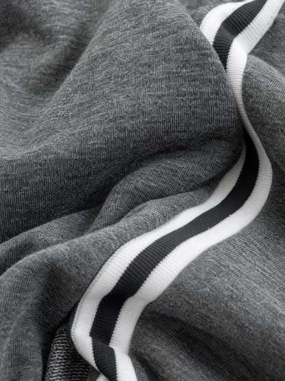 Nadira | Sporty Stripe Long Sleeve Maxi Dress