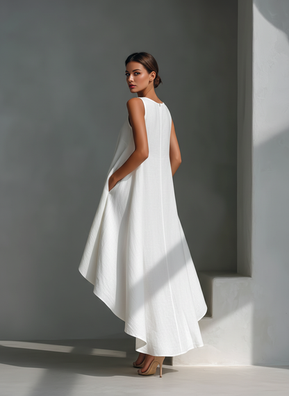 Alouette | Sleeveless High Low Midi Dress