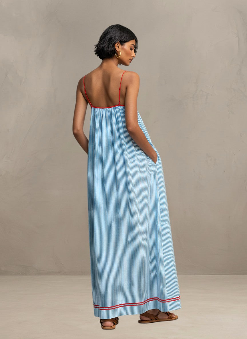 Eulina | Lightweight Spaghetti Strap Maxi Dress