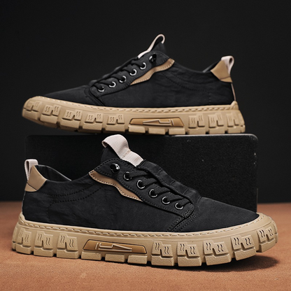 Kaedrix | Rugged Lace Up Casual Sneakers