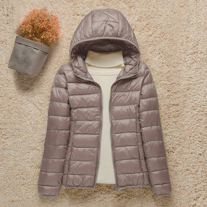 Phaenna | Lightweight Hooded Puffer Jacket