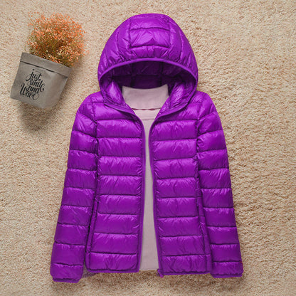 Phaenna | Lightweight Hooded Puffer Jacket