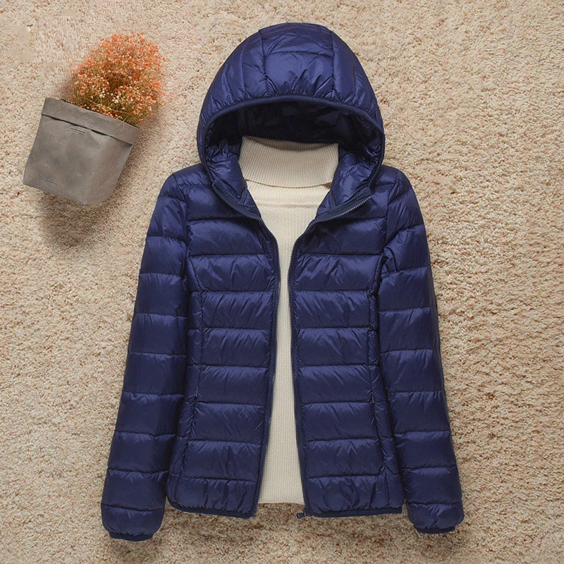 Phaenna | Lightweight Hooded Puffer Jacket