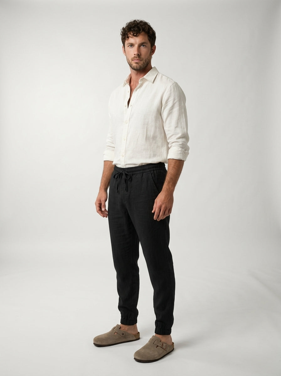 Cormac | Breathable Everyday Linen Trousers