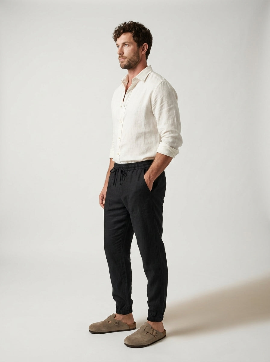 Cormac | Breathable Everyday Linen Trousers