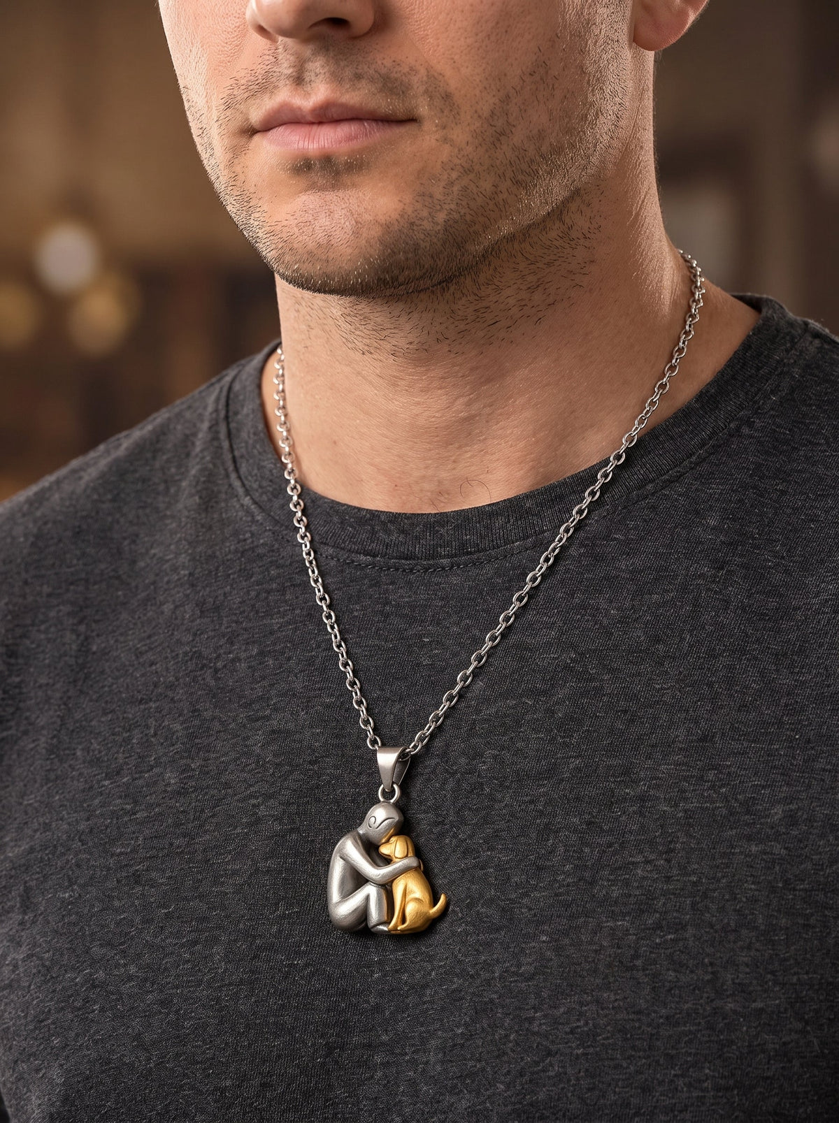 Anoushka | Dog Hug Keepsake Pendant Necklace