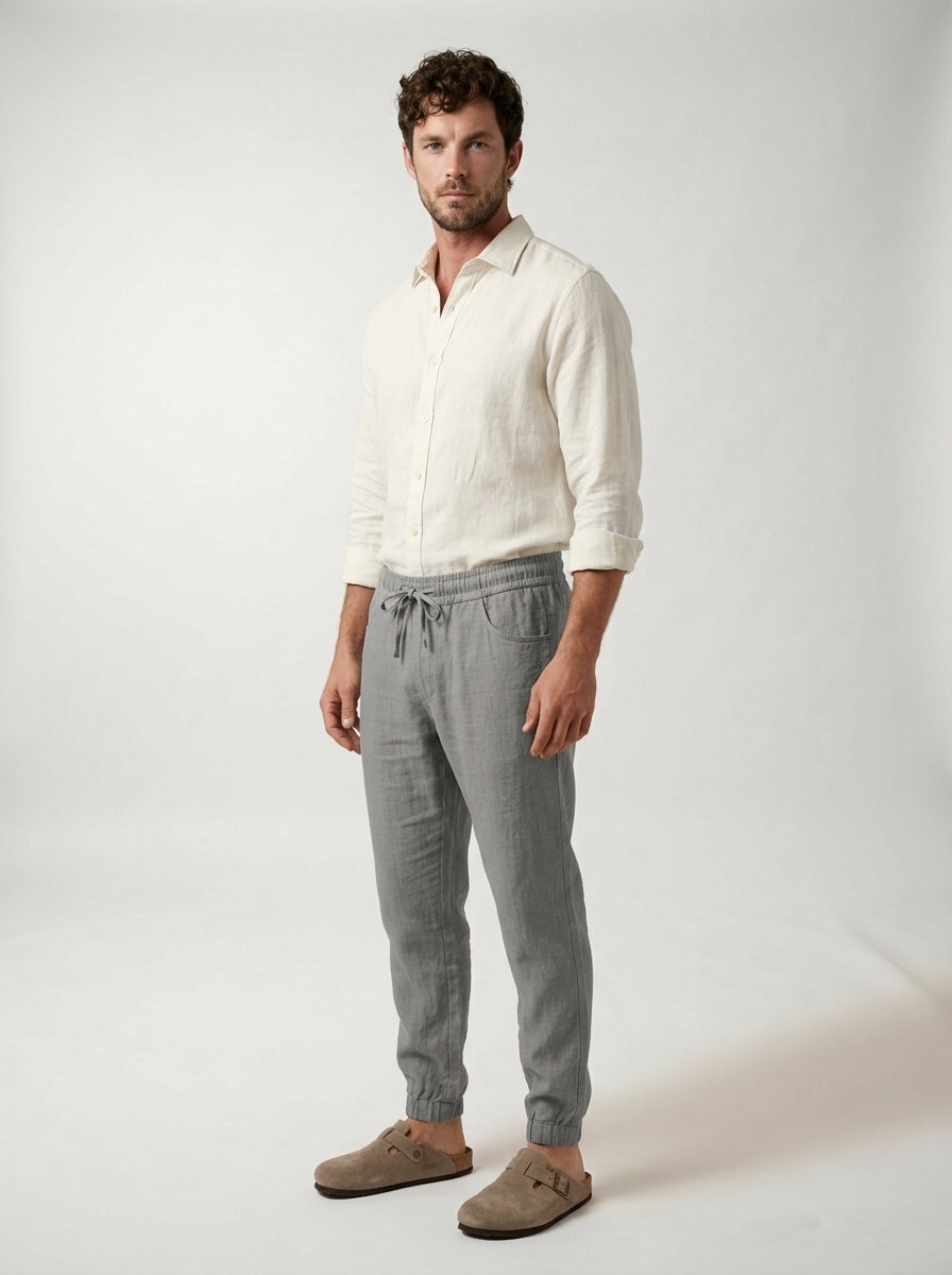 Cormac | Breathable Everyday Linen Trousers