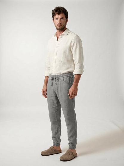 Cormac | Breathable Everyday Linen Trousers