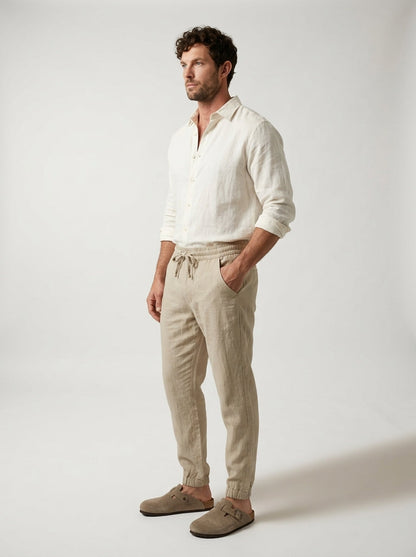 Cormac | Breathable Everyday Linen Trousers