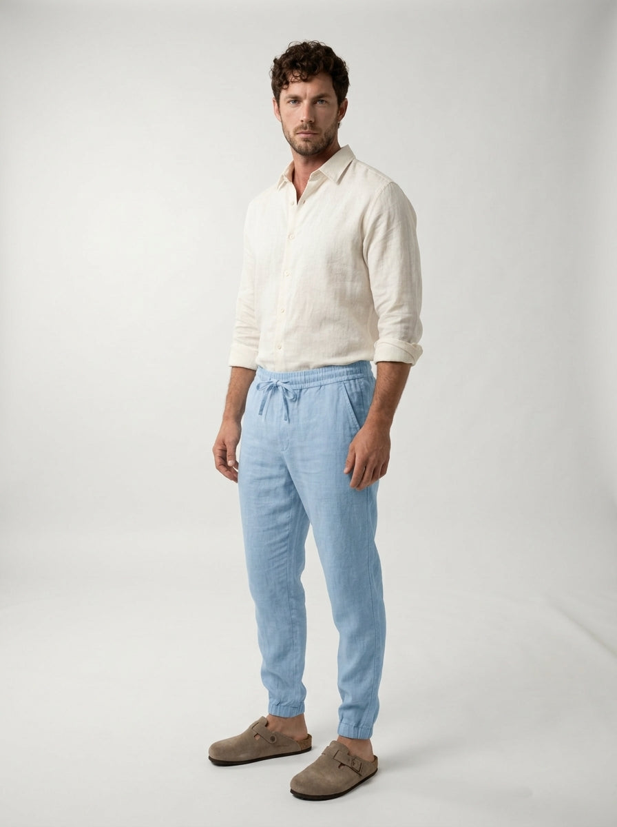 Cormac | Breathable Everyday Linen Trousers