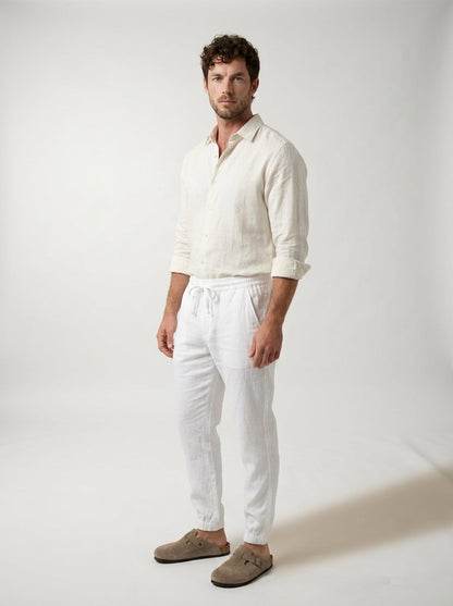 Cormac | Breathable Everyday Linen Trousers