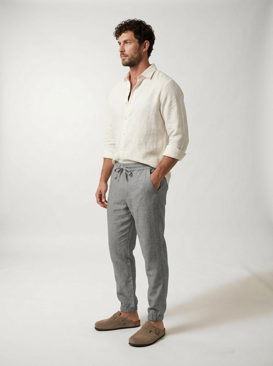 Cormac | Breathable Everyday Linen Trousers