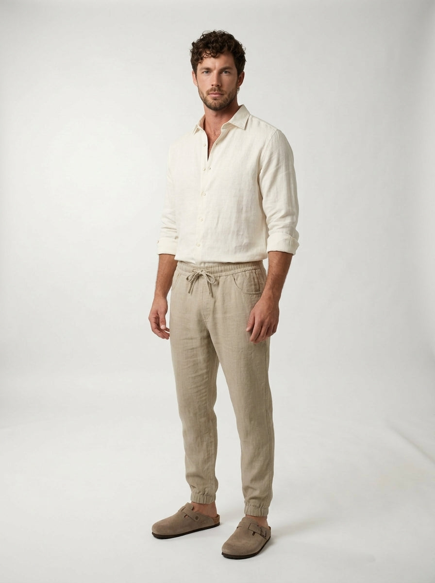 Cormac | Breathable Everyday Linen Trousers