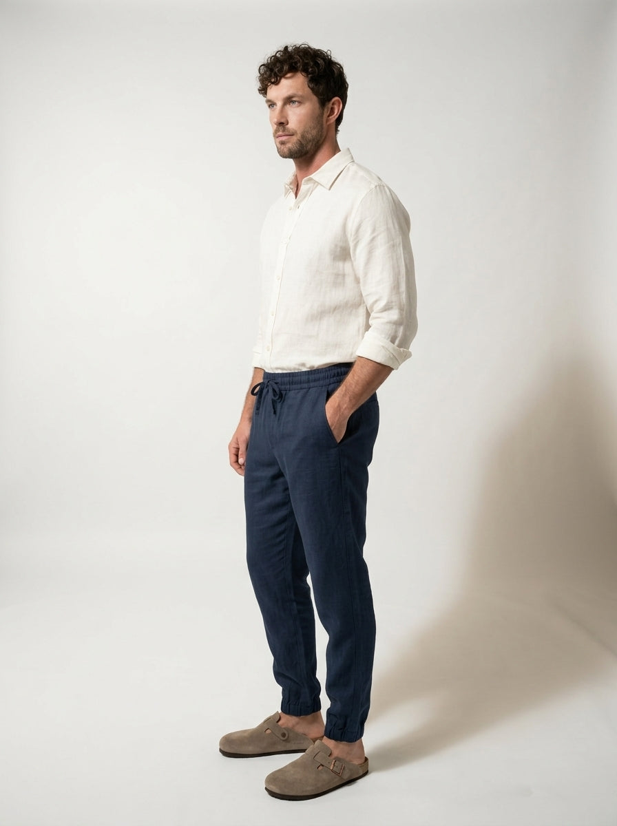 Cormac | Breathable Everyday Linen Trousers