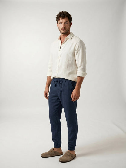Cormac | Breathable Everyday Linen Trousers