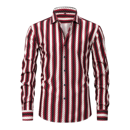Zyvander | Casual Vertical Stripe Shirt