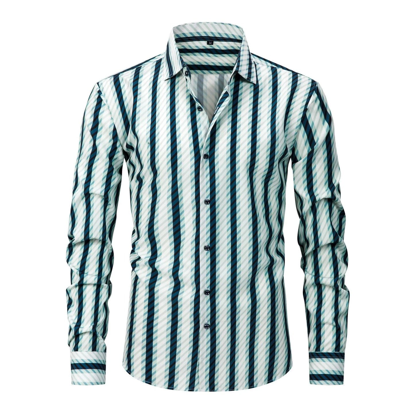 Zyvander | Casual Vertical Stripe Shirt