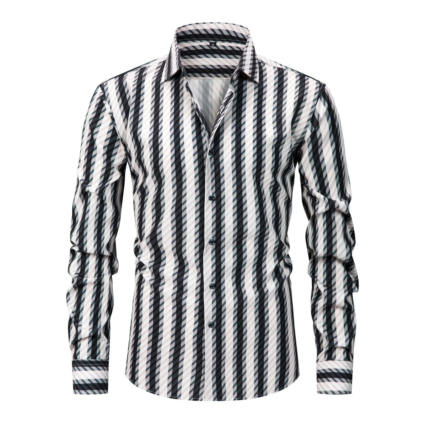 Zyvander | Casual Vertical Stripe Shirt