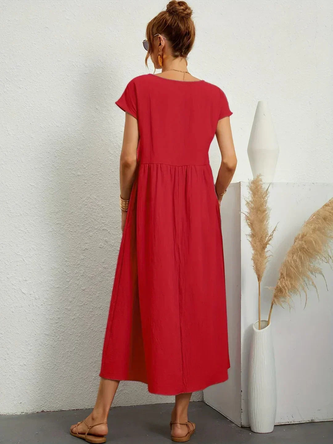 Lucienne | Relaxed Fit Pocket Maxi Dress