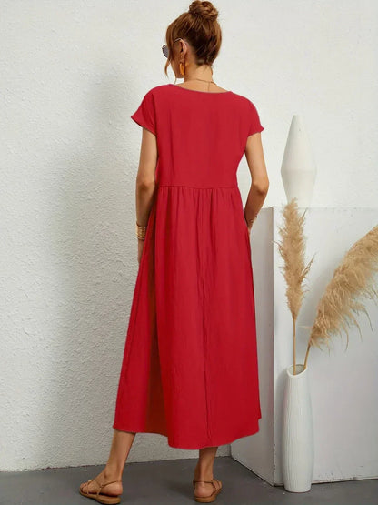 Lucienne | Relaxed Fit Pocket Maxi Dress
