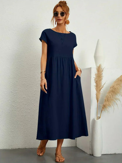 Lucienne | Relaxed Fit Pocket Maxi Dress