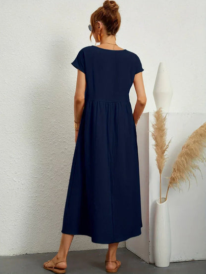 Lucienne | Relaxed Fit Pocket Maxi Dress