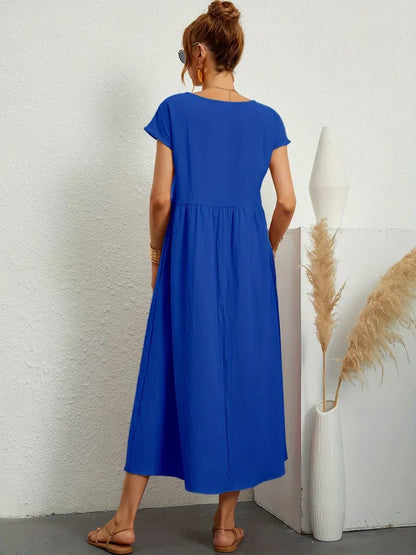 Lucienne | Relaxed Fit Pocket Maxi Dress