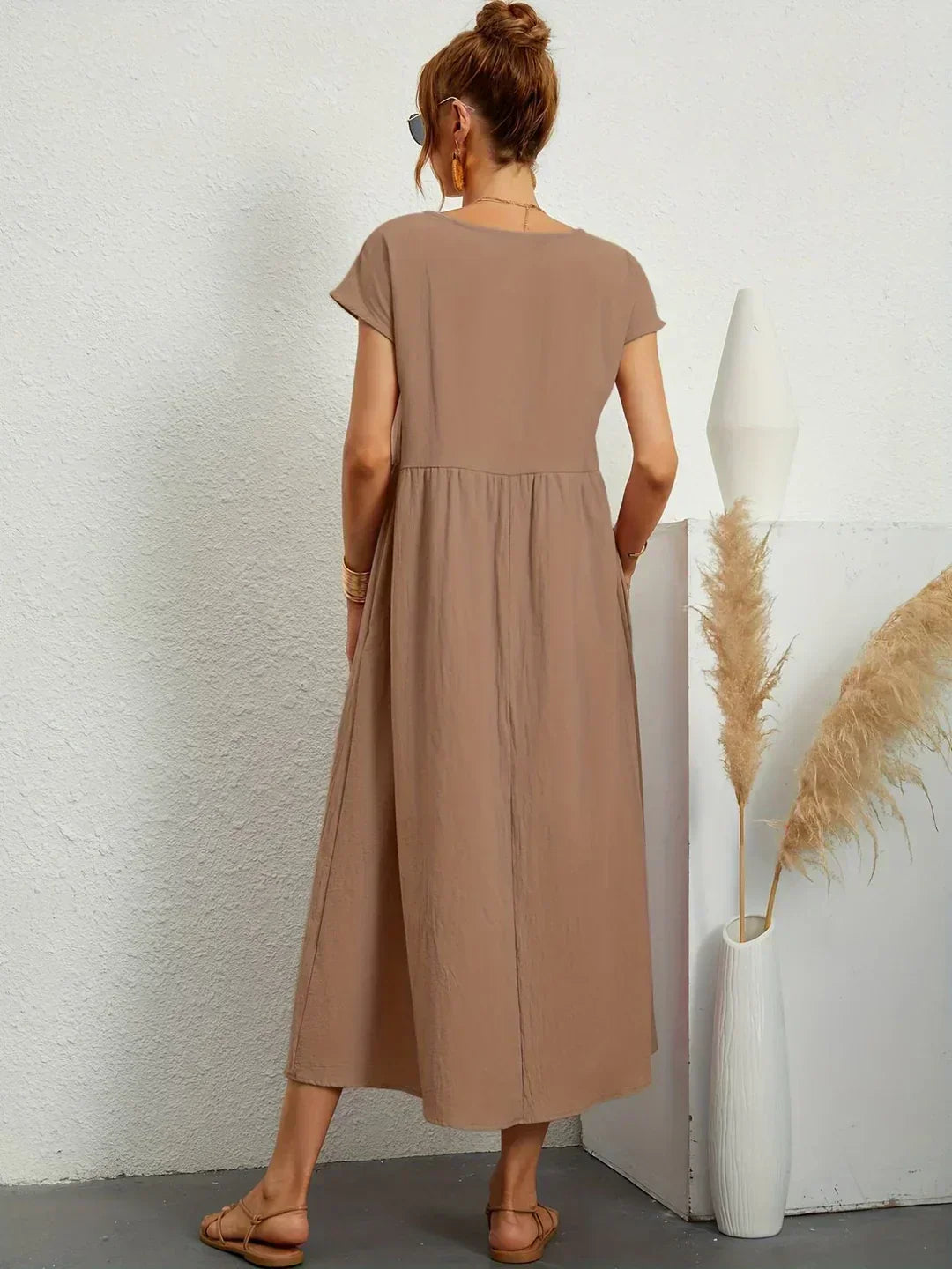 Lucienne | Relaxed Fit Pocket Maxi Dress
