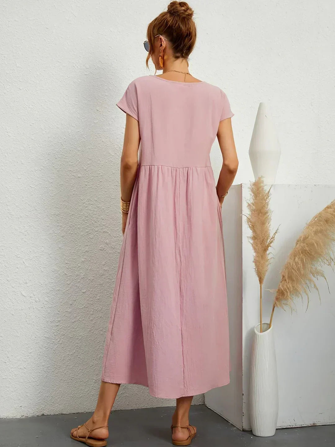 Lucienne | Relaxed Fit Pocket Maxi Dress