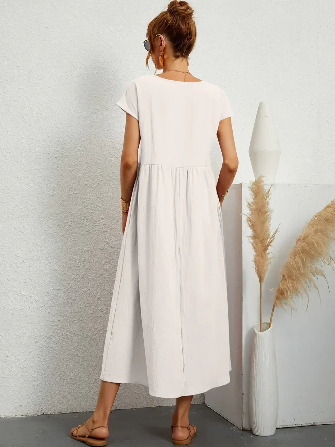 Lucienne | Relaxed Fit Pocket Maxi Dress