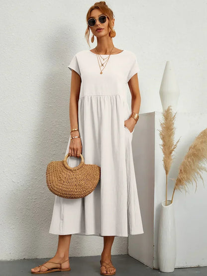 Lucienne | Relaxed Fit Pocket Maxi Dress