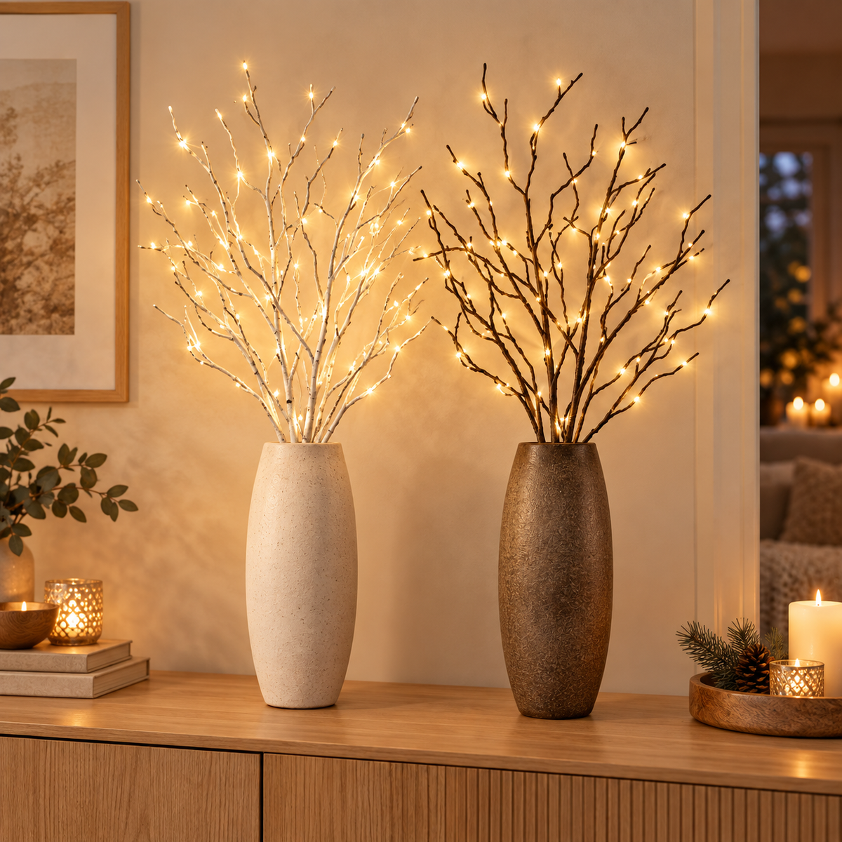 Brixton | Warm Glow LED Twig Lights