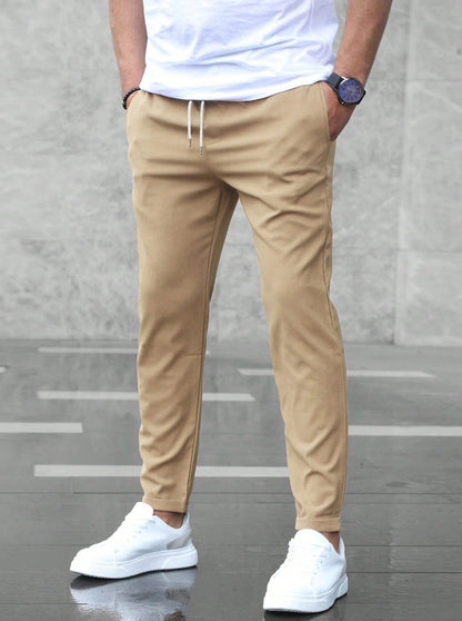 Draeven | Slim Fit Drawstring Trousers