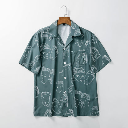 Asher | Abstract Print Resort Shirt