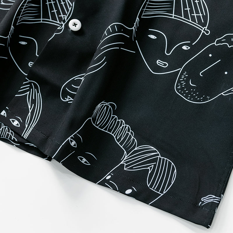 Asher | Abstract Print Resort Shirt