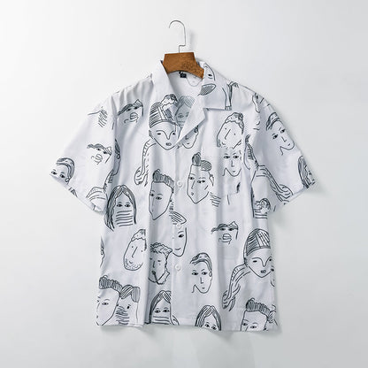 Asher | Abstract Print Resort Shirt