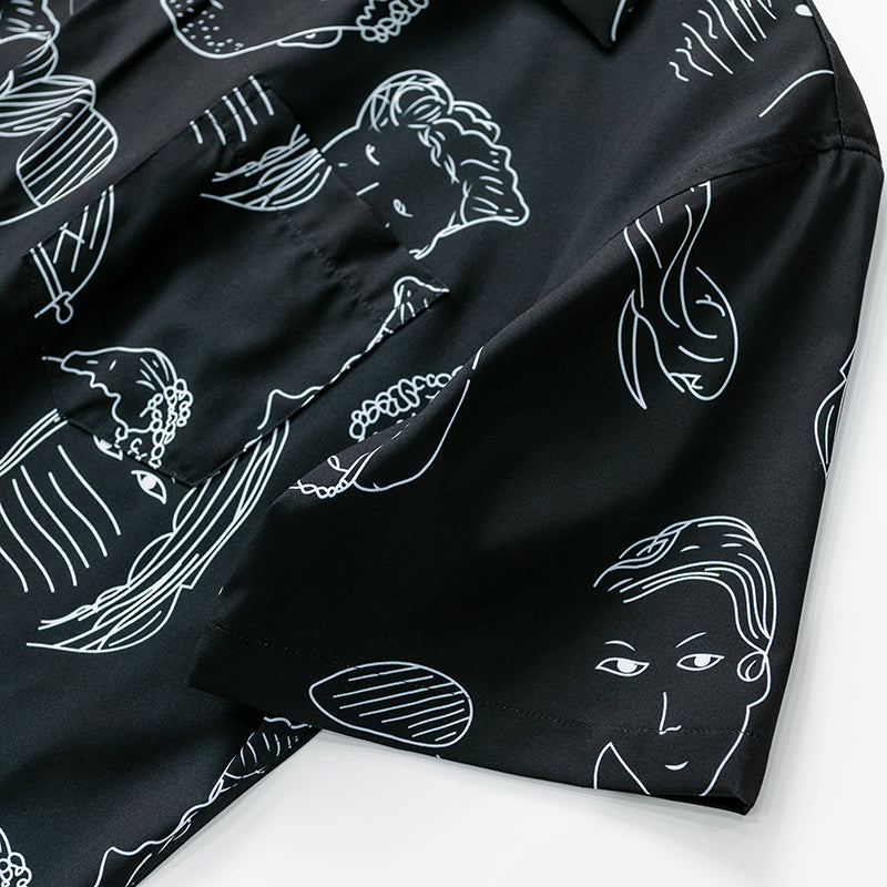 Asher | Abstract Print Resort Shirt